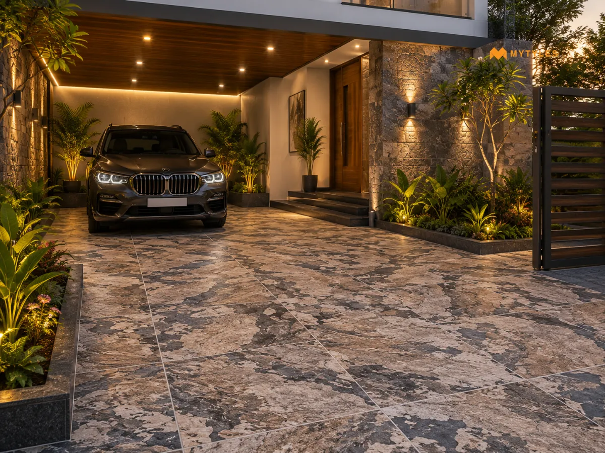 Rustic Digital Parking Tiles 